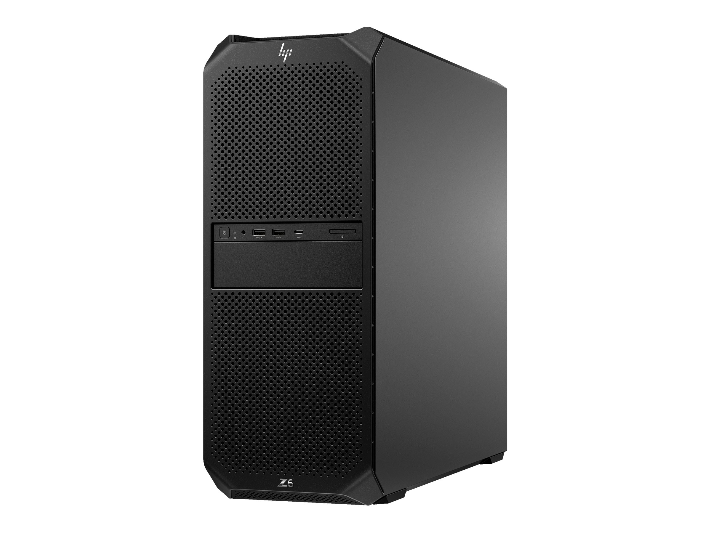 HP Workstation Z6 G5 A - Tower - 4U - 1 x Ryzen ThreadRipper PRO 7955WX / 4.5 GHz - RAM 64 GB - SSD 2 TB - HP Z Turbo Drive, NVMe, TLC - keine Grafiken - 1GbE - Win 11 Pro - Tastatur: Deutsch - Schwarz
