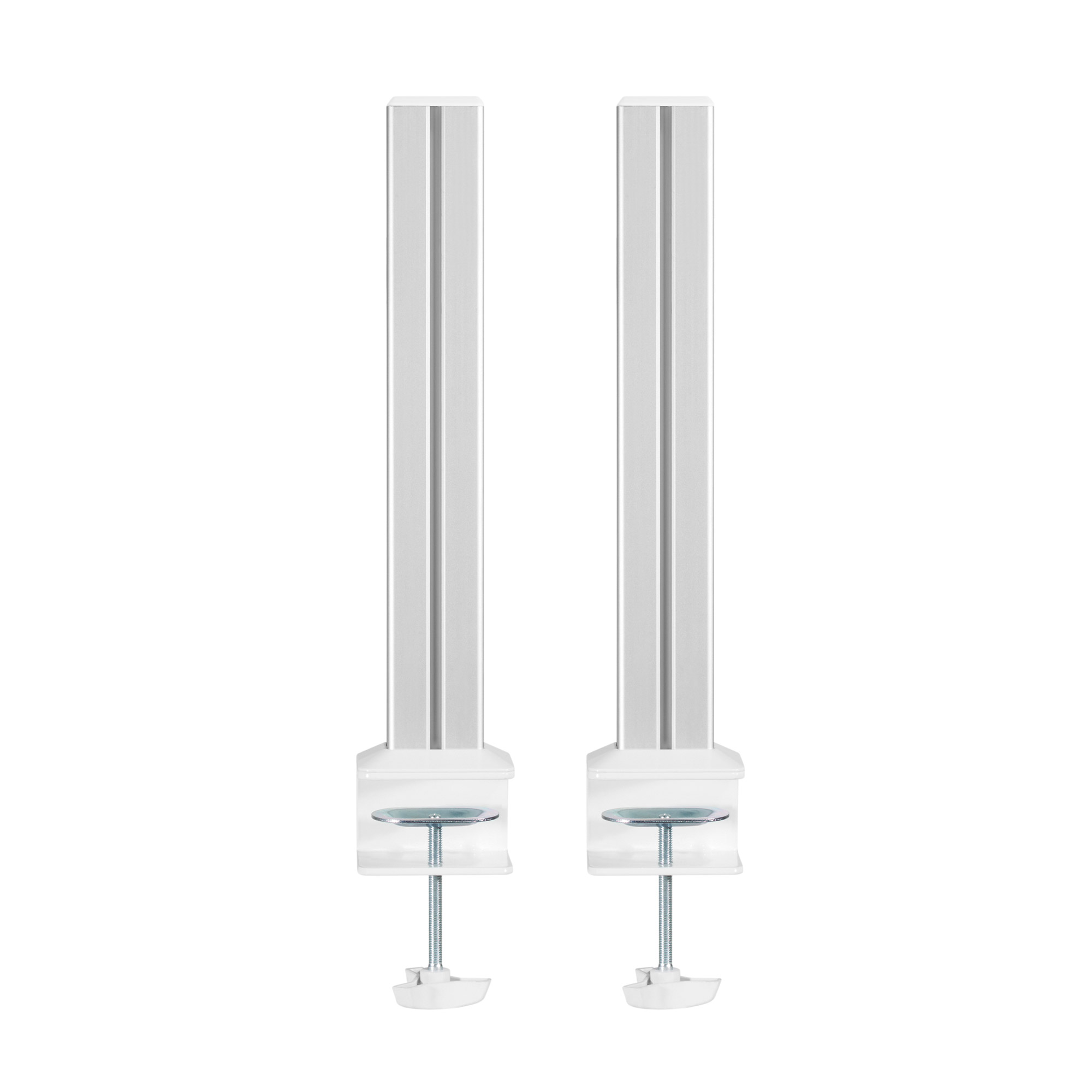InLine Slatwall Befestigungssäulen Aluminium - für Tischhalterung Panel - 2er Set