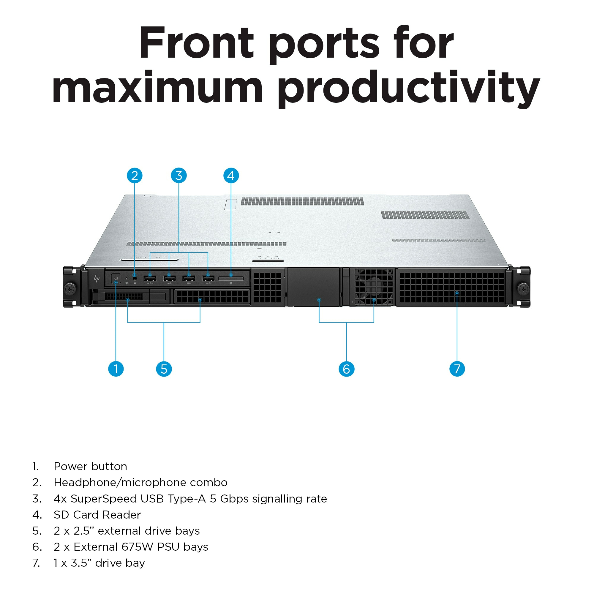 HP Workstation Z4 G5 - Rack-Montage - 1U - 1