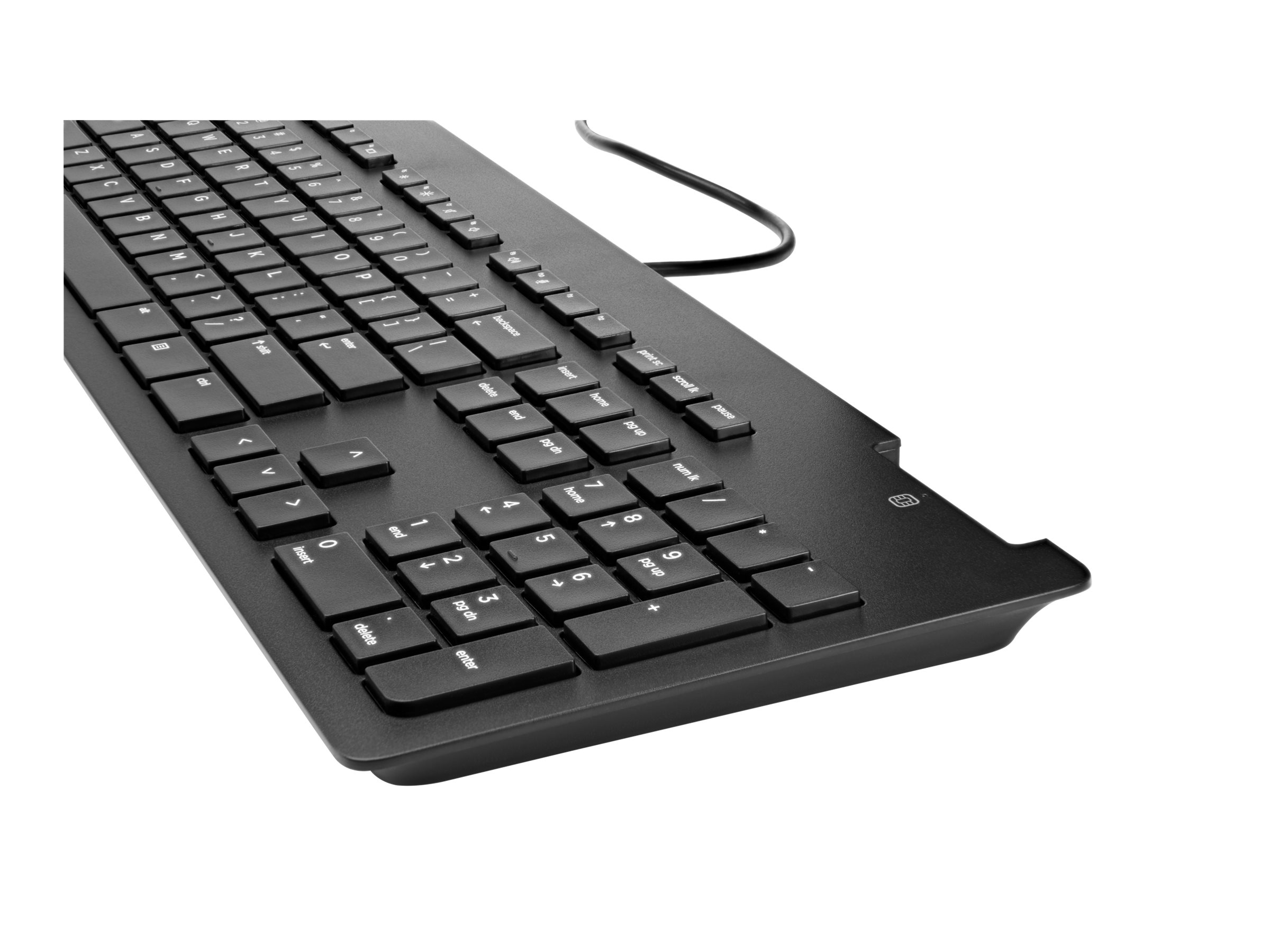 HP Business Slim - Tastatur - USB - GB - Schwarz