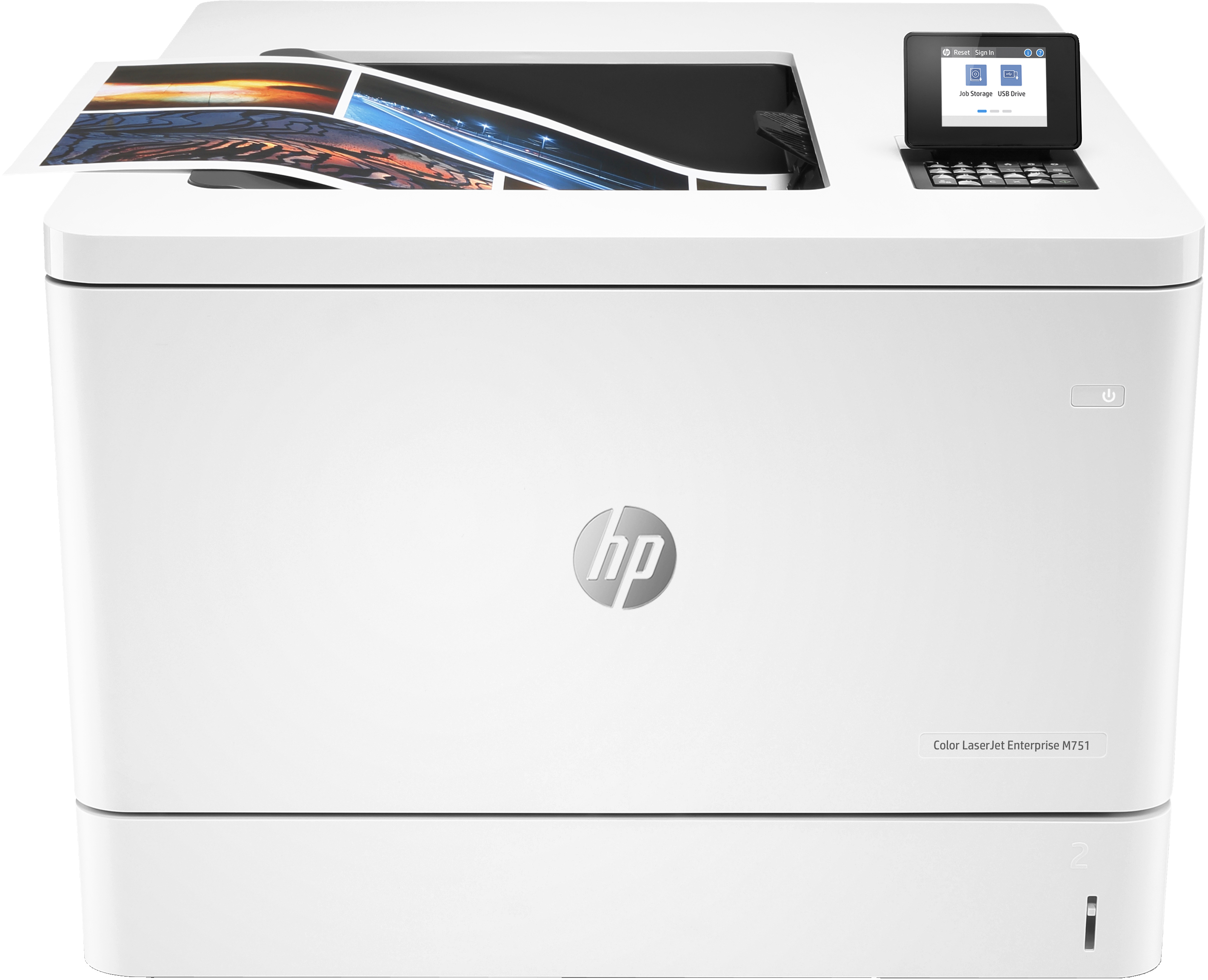 HP Color LaserJet Enterprise M751dn - Drucker - Farbe - Duplex - Laser - A3/Ledger - 600 x 600 dpi - bis zu 41 Seiten/Min. (einfarbig)
