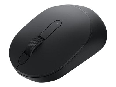 Dell Mobile Wireless-Maus – MS3320W – Schwarz, Beidhändig, Optisch, RF Wireless + Bluetooth, 1600 DPI, Schwarz