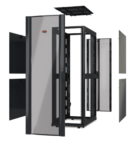 APC NetShelter SX - Schrank offener Rahmen - Schwarz - 42HE - 48.3 cm (19")