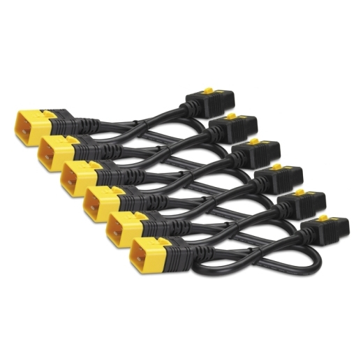 APC Power Cord Kit - Stromkabel - IEC 60320 C19 zu IEC 60320 C20 - 16 A - 61 cm - Rot (Packung mit 6)