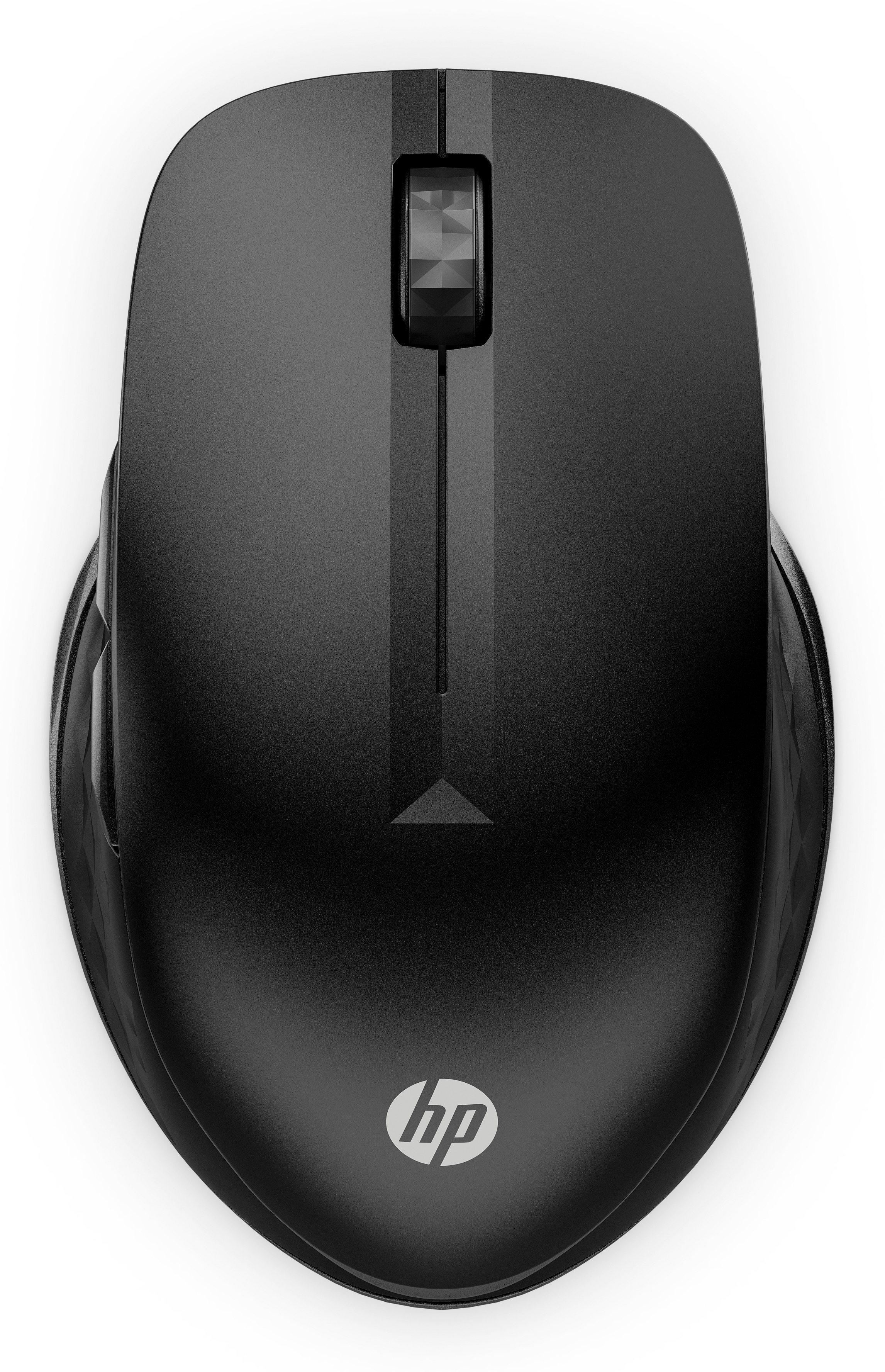 HP 430 - Maus - Multi-Gerät - ergonomisch - rechts- und linkshändig - 5 Tasten - kabellos - Bluetooth 5.0, 2.4 GHz - kabelloser Empfänger (USB)