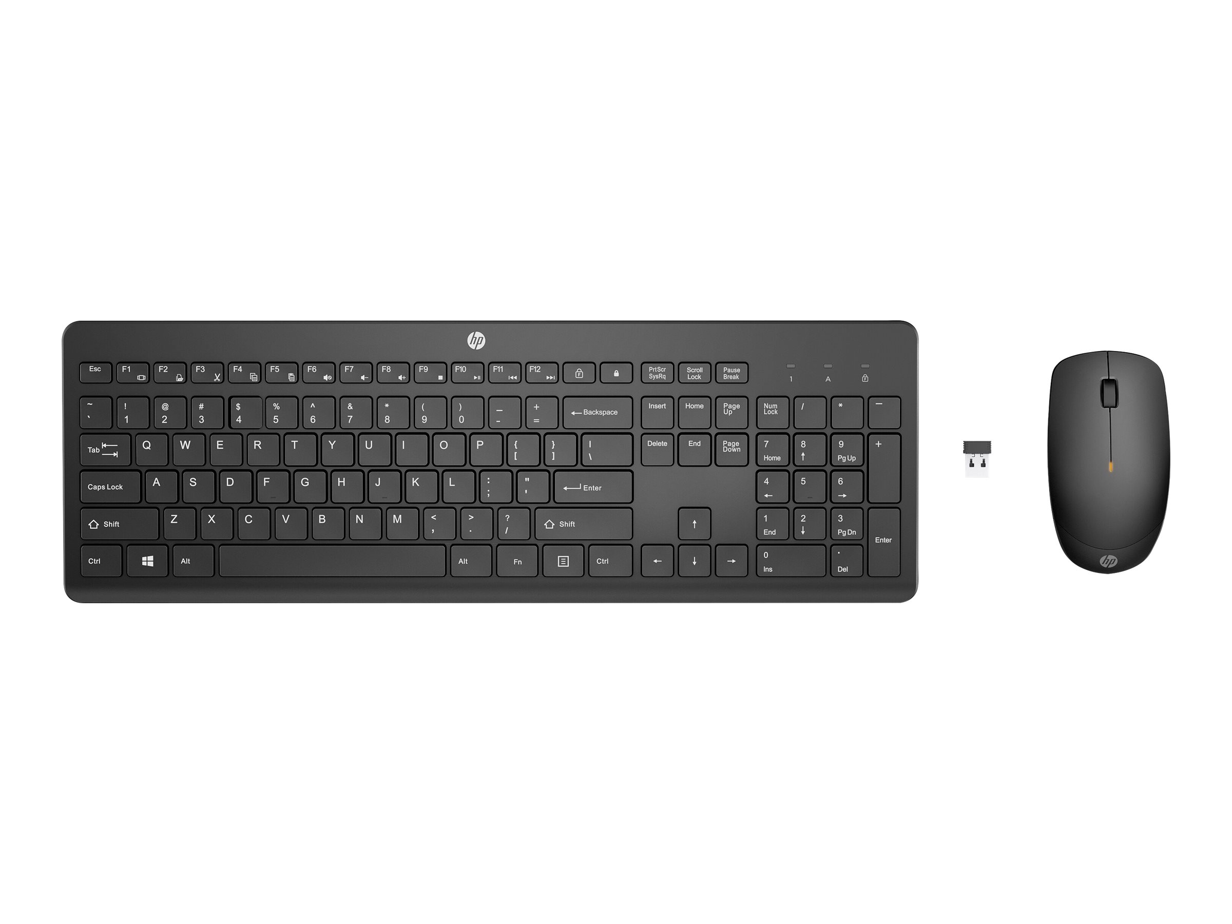 HP 235 - Tastatur-und-Maus-Set - 3-Zonen-Layout