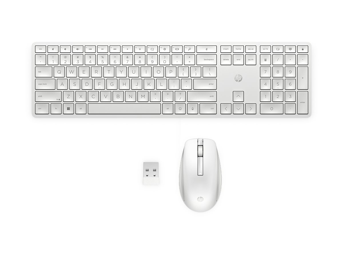 HPE 655 Wireless Keyboard And Mouse Combo - Tastatur - Tastatur - 20 Tasten