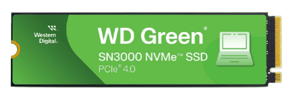 WD Green SN3000 WDS200T4G0E-00CPS0 - SSD - 2 TB - intern - M.2 2280 - PCIe 4.0 x4 (NVMe)