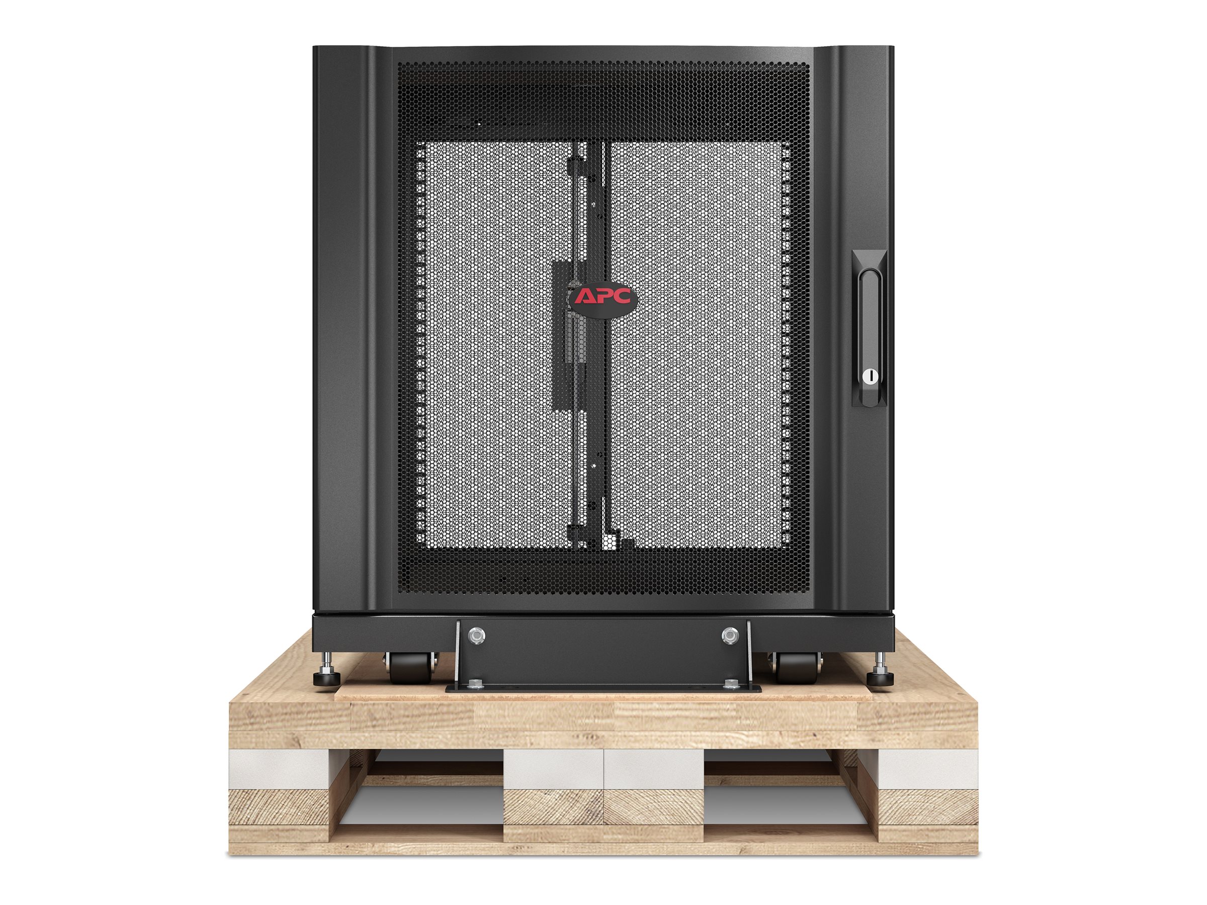 APC NetShelter SX - Schrank Netzwerkschrank - Schwarz - 12U - 48.3 cm (19")
