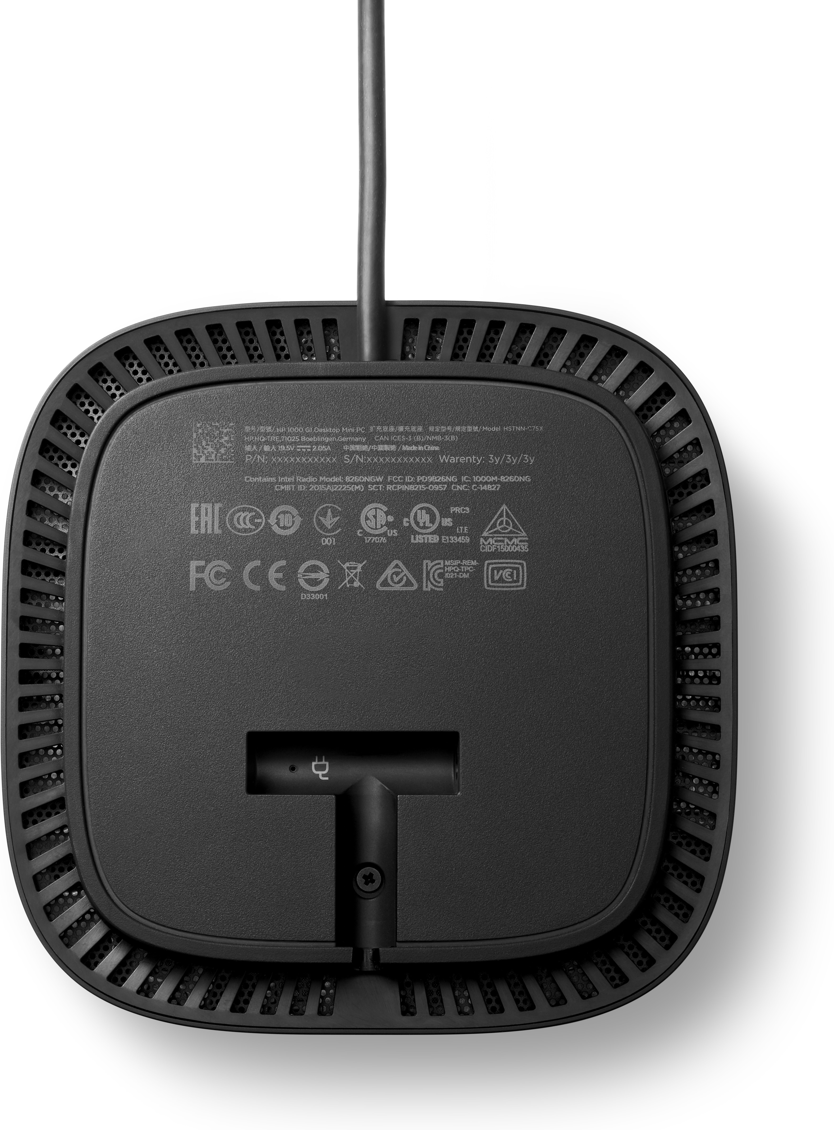 HP USB-C-Dockingstation G5, Kabelgebunden, USB 3.2 Gen 1 (3.1 Gen 1) Type-C, Schwarz, Black, China, Haus