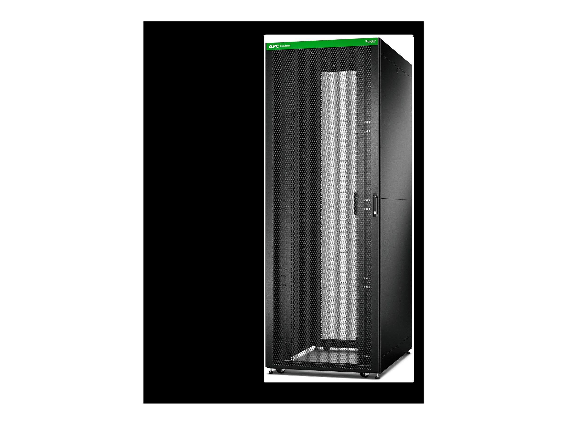 APC Easy Rack - Schrank Netzwerkschrank - Schwarz - 48U - 48.3 cm (19")