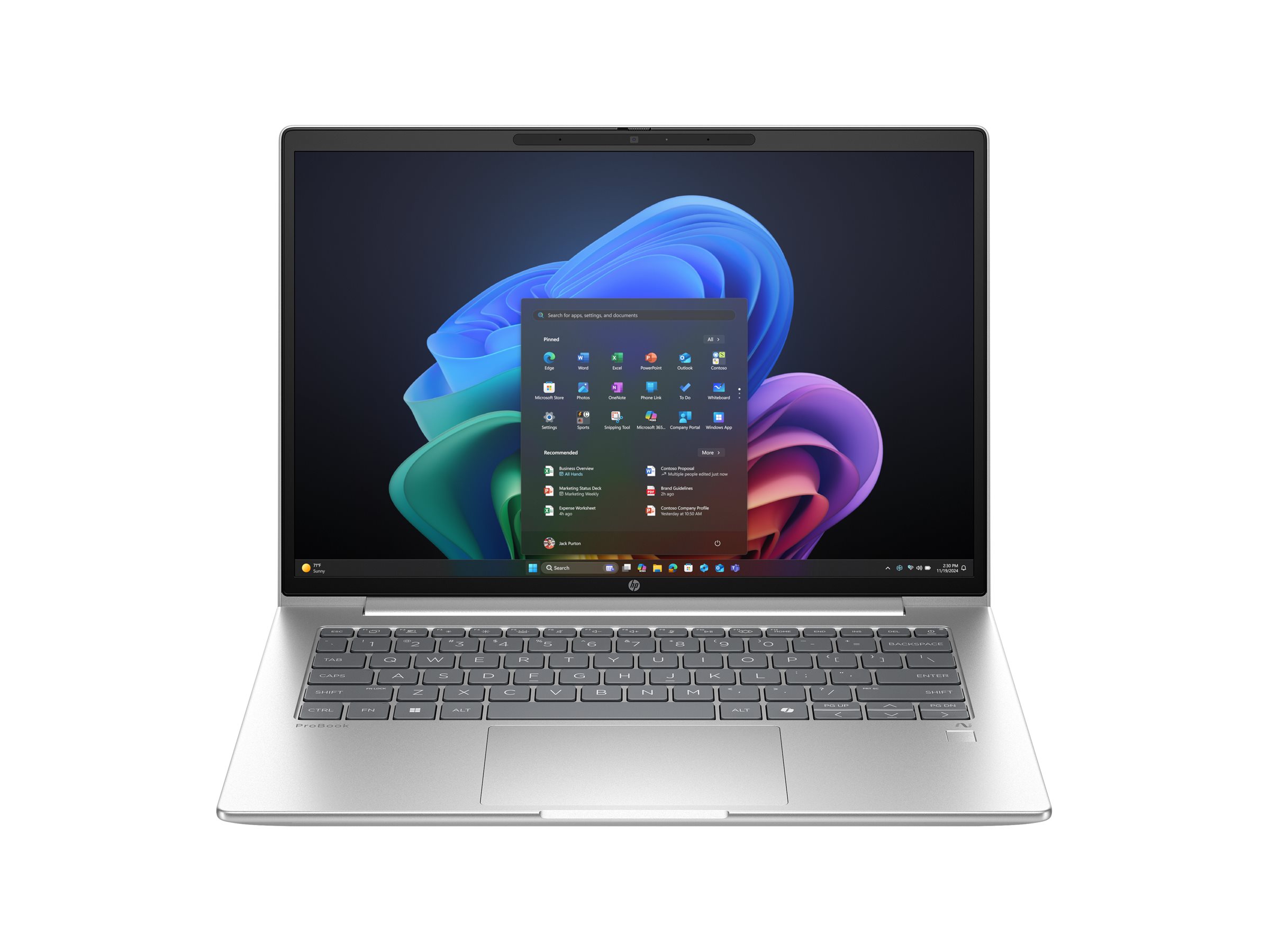 HP ProBook 4 G1q Notebook Next Gen AI - Snapdragon X X1-26-100 - Win 11 Pro - Qualcomm Adreno - 32 GB RAM - 512 GB SSD NVMe - 35.6 cm (14")