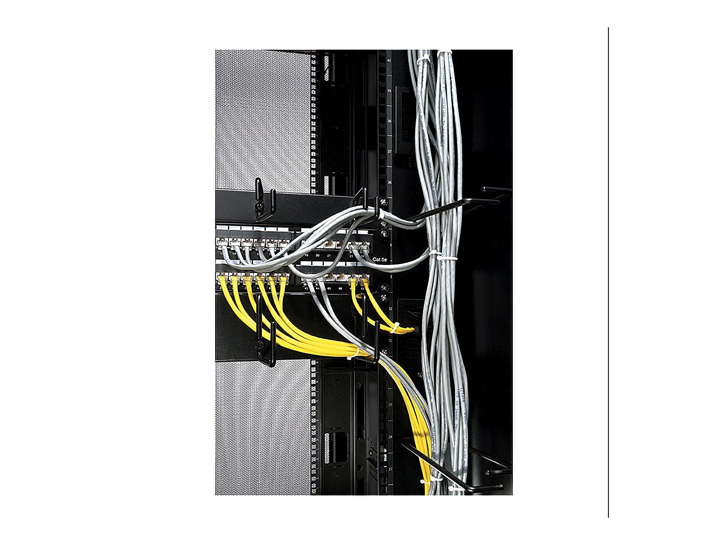 APC Kabel - Organizer - Schwarz - 1U - für