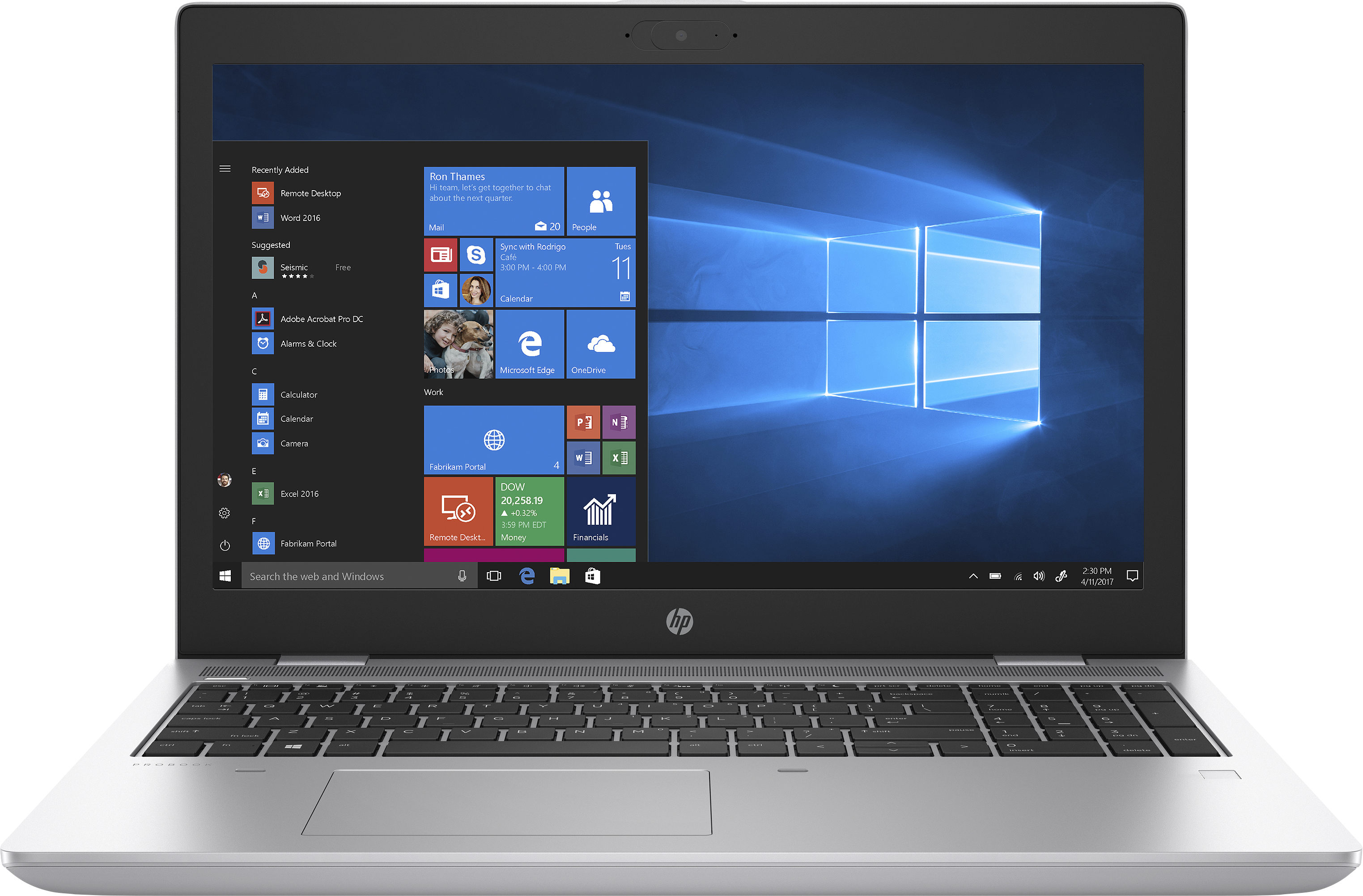 HP ProBook 650 G5 Notebook - Intel Core i5 8265U / 1.6 GHz - Win 10 Pro 64-Bit - UHD Graphics 620 - 8 GB RAM - 256 GB SSD NVMe, HP Value - DVD-Writer - 39.6 cm (15.6")