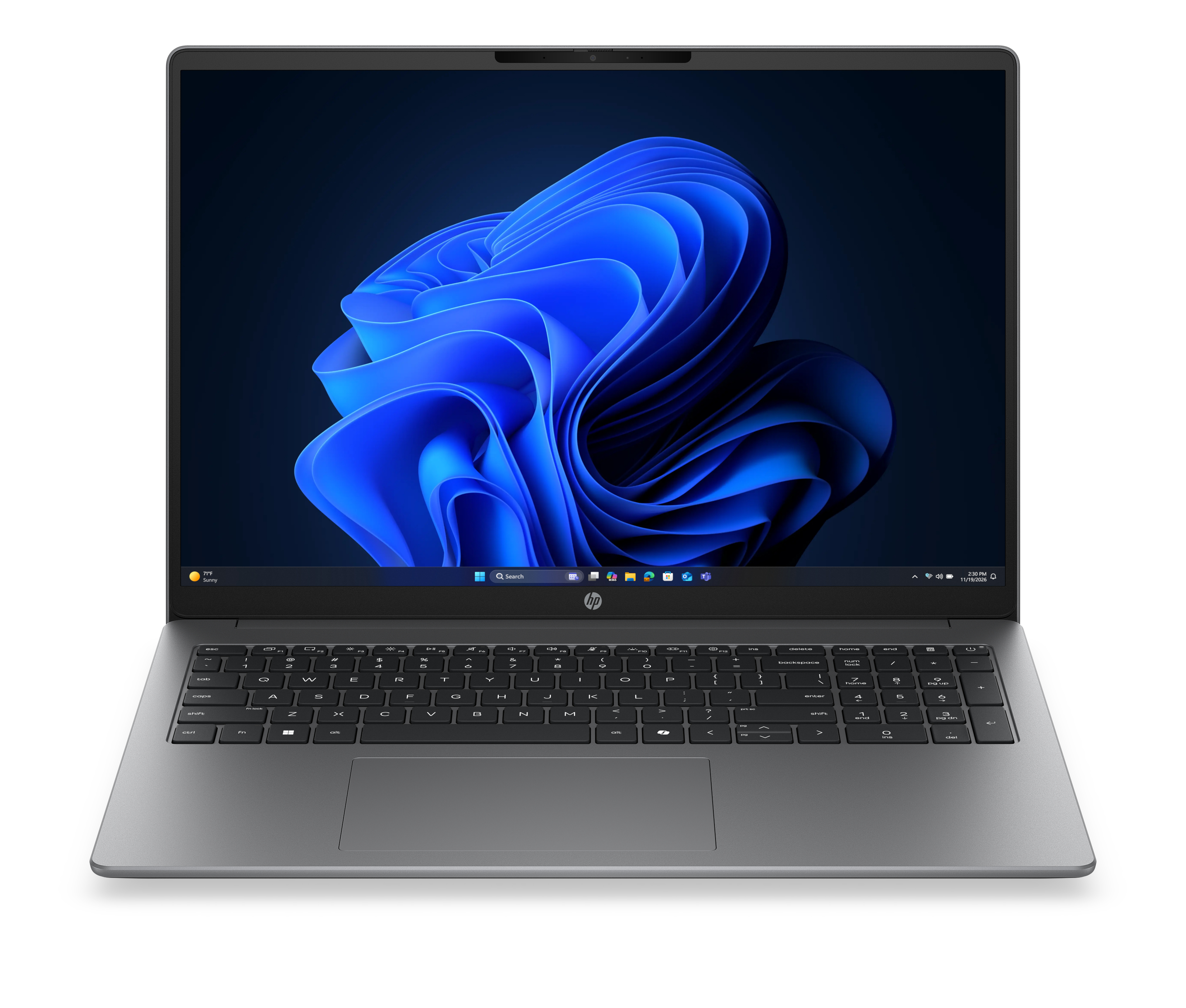 HP 200 G2a Notebook - 135-Grad Scharnierdesign - AMD Ryzen 5 220 / 3.2 GHz - Win 11 Pro - Radeon 740M - 16 GB RAM - 512 GB SSD NVMe - 40.6 cm (16")