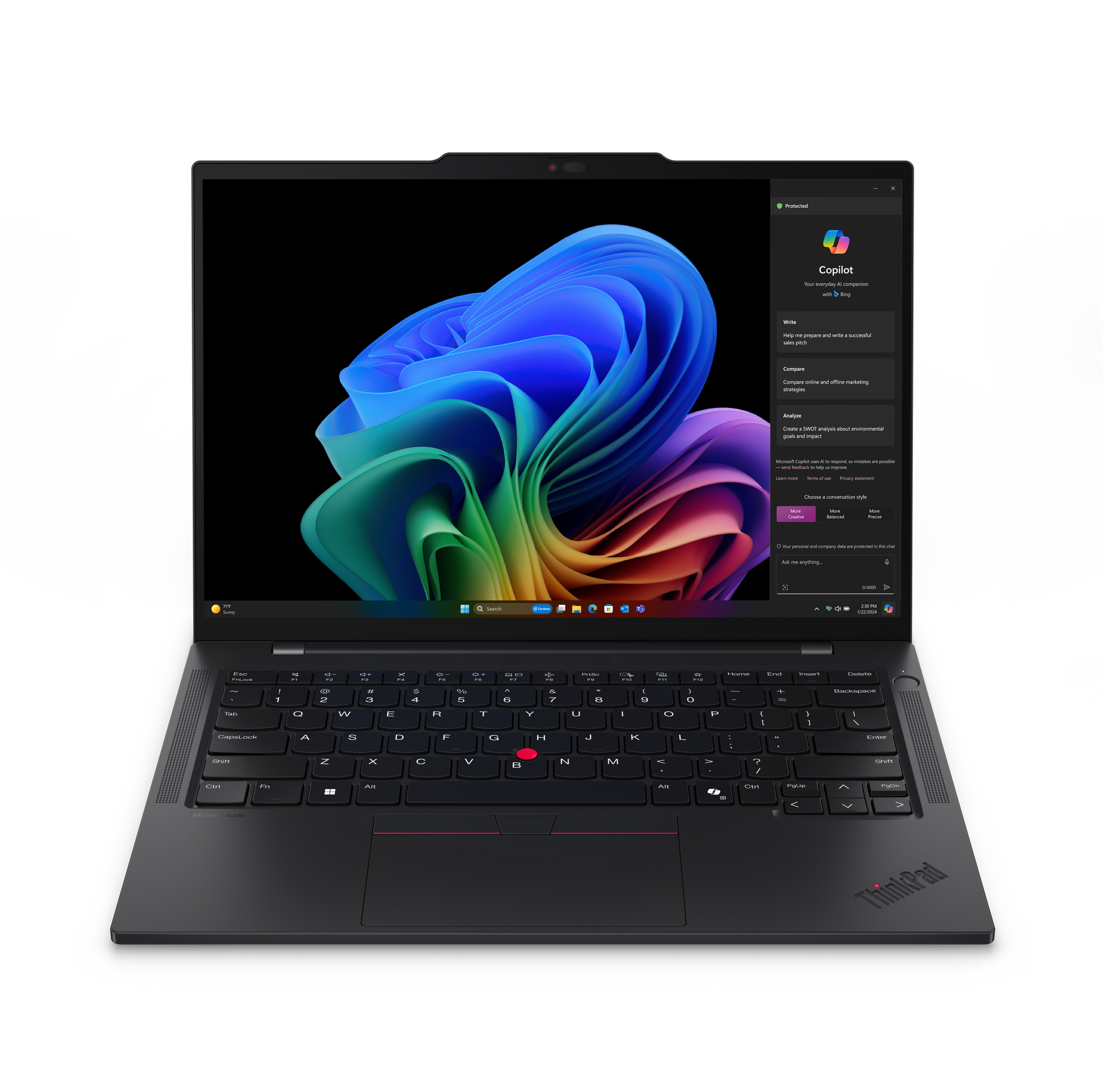 Lenovo ThinkPad T14s Gen 6 21N1 Snapdragon X Elite X1E-78-100 / 3.4 GHz - Win 11 Pro (auf ARM)
